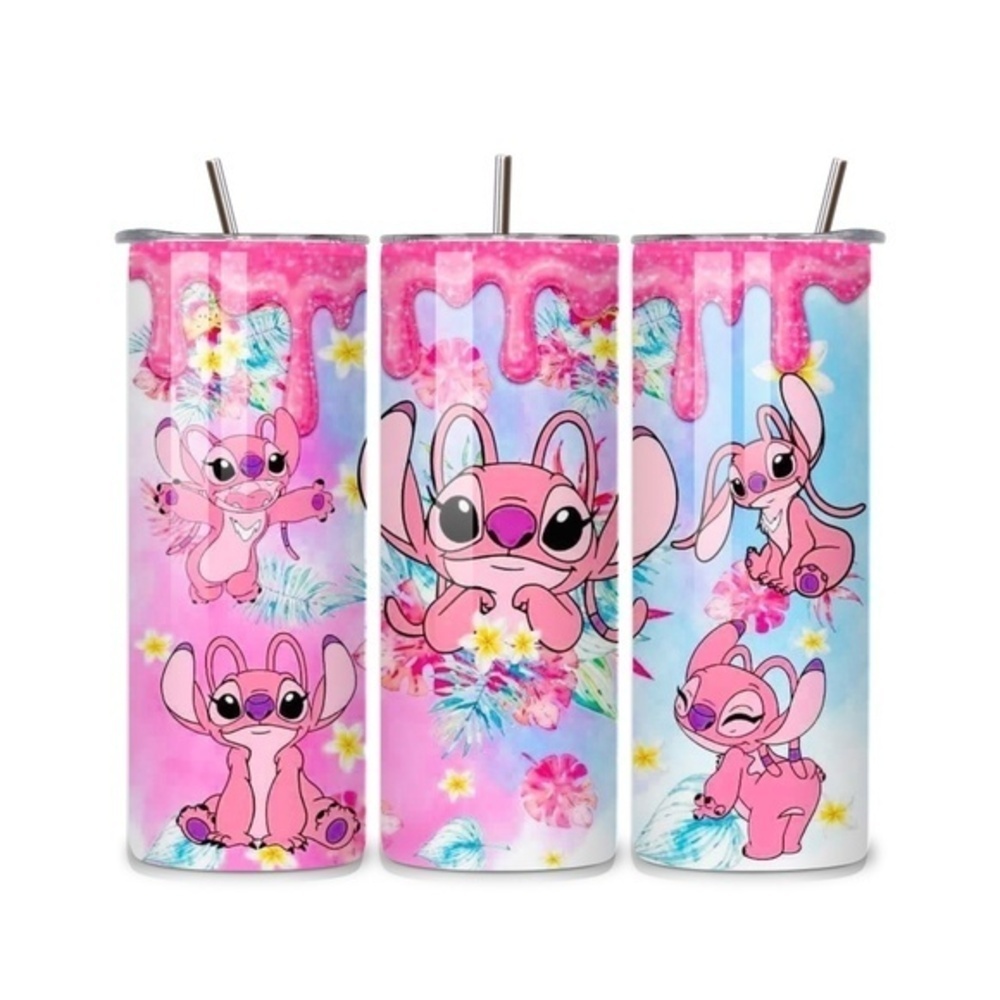 Pink Angel 20oz Stainless Steel Tumbler